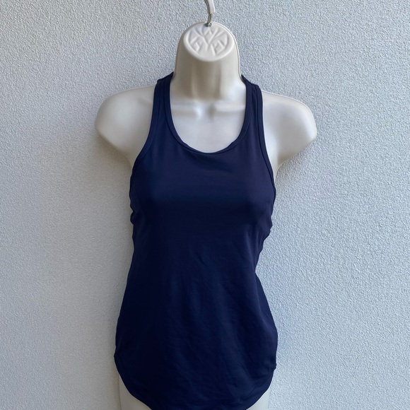 Lululemon Final Lap Tank Midnight Navy Size 6 - Picture 4 of 4